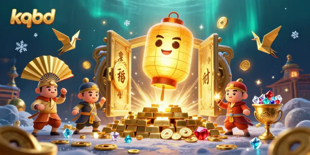 Experience kqbd with lively spirits and gold elements in a dynamic casino scene.