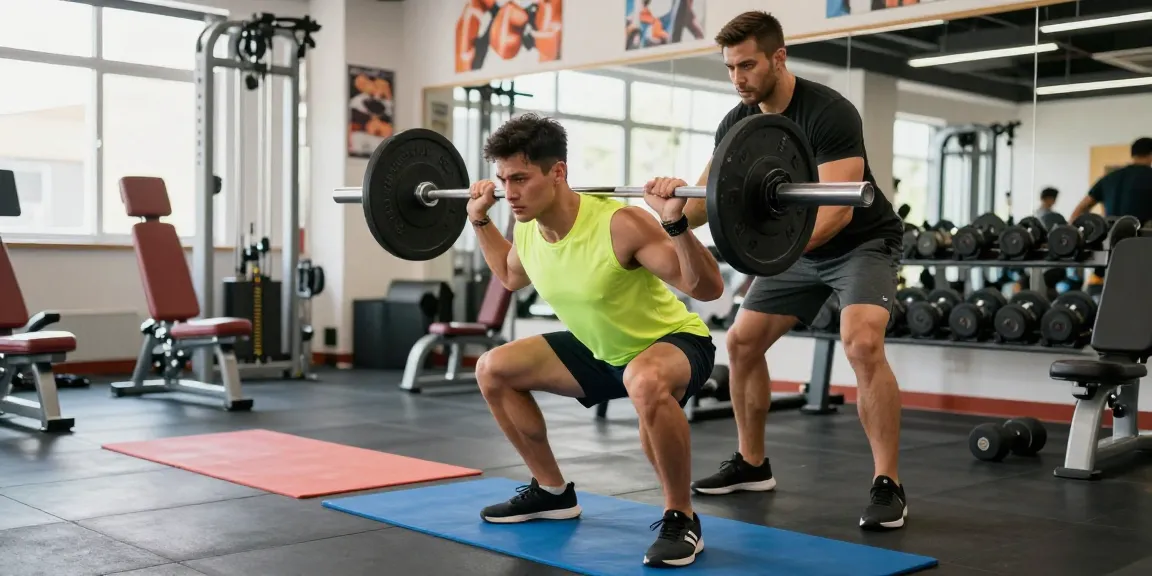 Bezoek de Unique Pharma Steroïden Winkel voor hoogwaardige fitnessproducten, een sporter traint in de sportschool